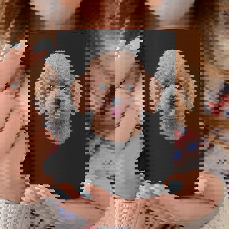 クリーム トイプードル 犬 いぬ 顔 コーヒーマグ 面白い贈り物