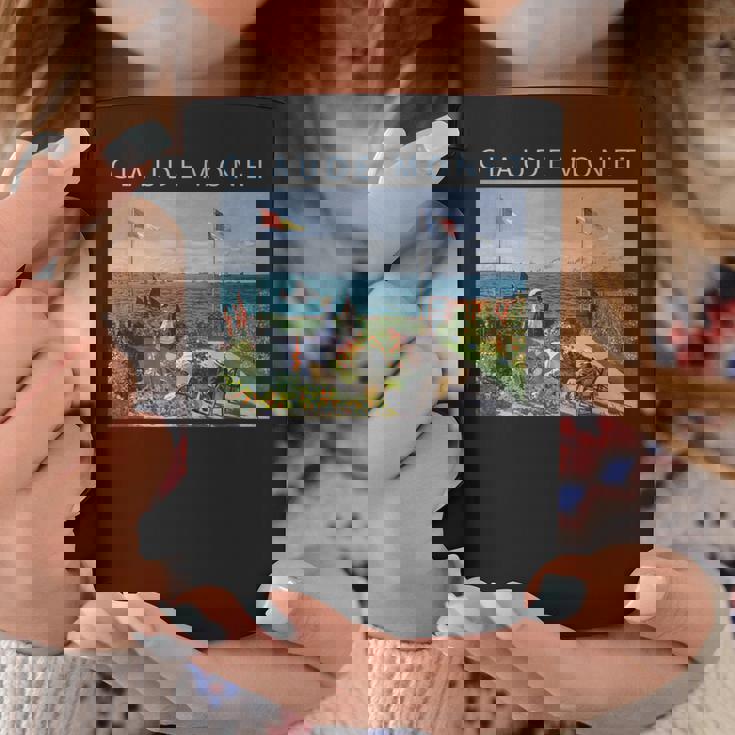 クロード モネ 面白いtシャツ アート サンタドレスの庭園 絵画 メンズ レディース 面白い 服 油彩画 コーヒーマグ 面白い贈り物