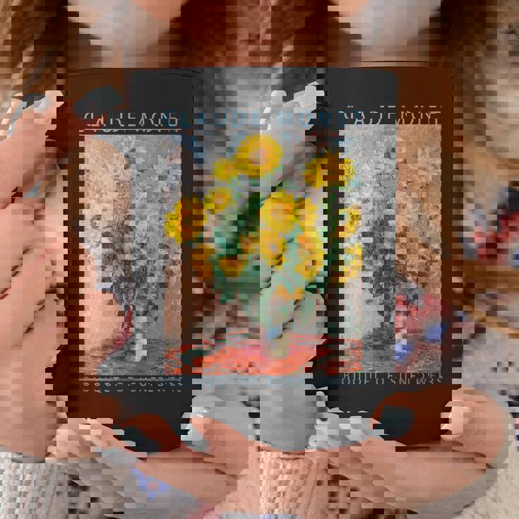 クロード モネ 面白いtシャツ 花 名作 アート ひまわりのブーケ 絵画 メンズ レディース 面白い 服 コーヒーマグ 面白い贈り物