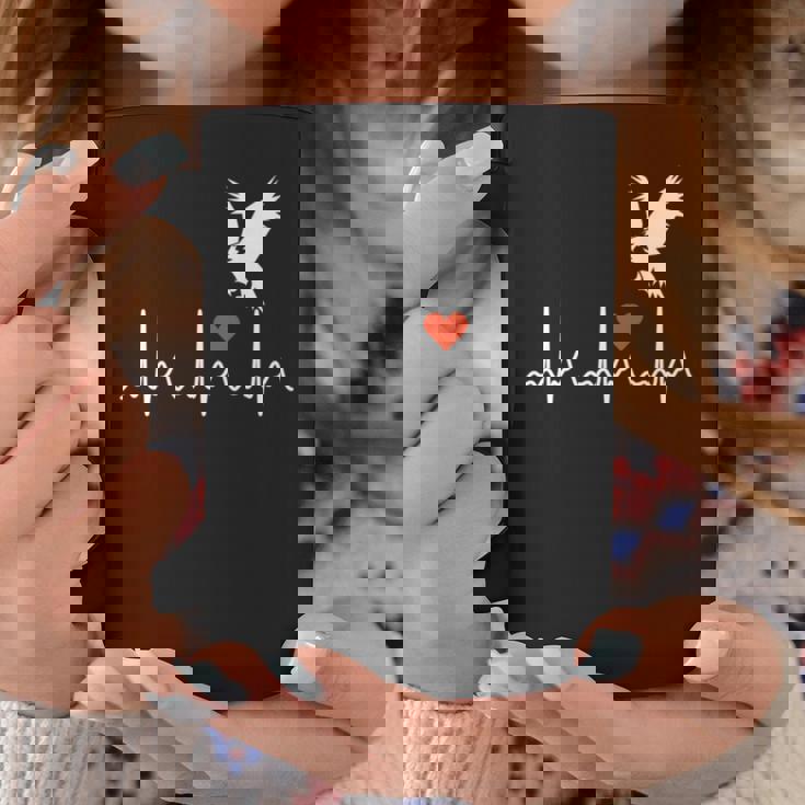 クールなアメリカンイーグル Usa ハートビート 素晴らしいギフト メンズ レディース キッズ 長袖tシャツ コーヒーマグ 面白い贈り物