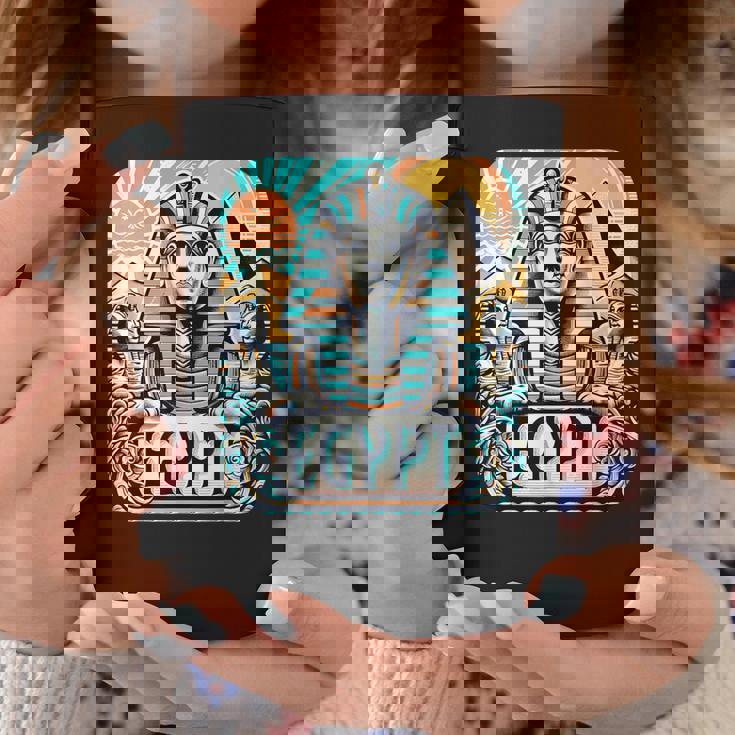 クールなエジプトスフィンクス旅行コスチュームエジプトのお土産。 コーヒーマグ 面白い贈り物
