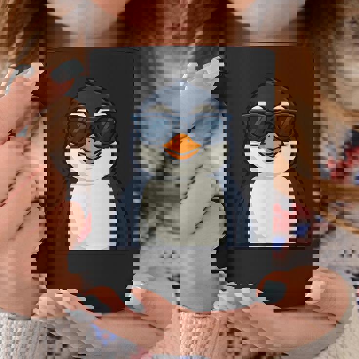 クールサングラス ペンギン 夏 コーヒーマグ 面白い贈り物