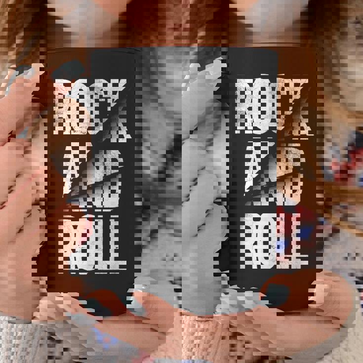 クールヴィンテージロックンロールtシャツ ブラック ミュージックロックンロール コーヒーマグ 面白い贈り物