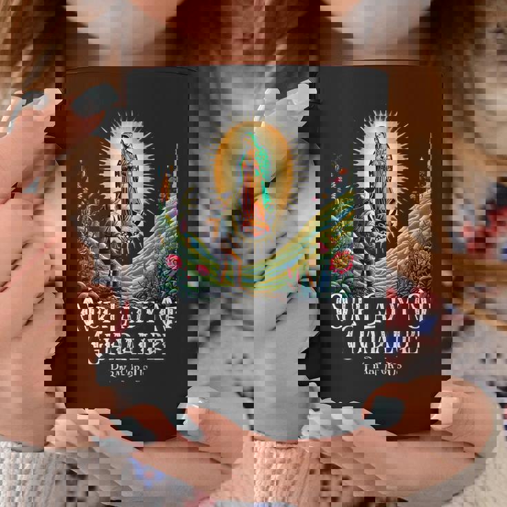 グアダルーペの聖母マリアカトリック コーヒーマグ 面白い贈り物