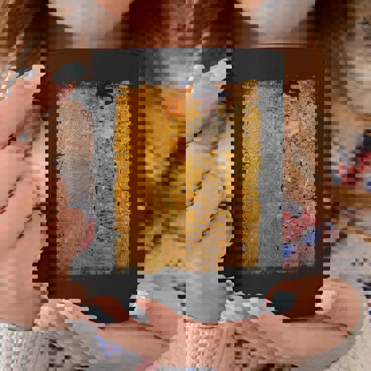 グスタフ・クリムト作「金の女」 名画の数々 コーヒーマグ 面白い贈り物