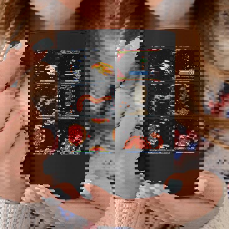 グラディウス タンクドレス スクリーンショット ボス レトロ ゲーマー 宇宙戦 コーヒーマグ 面白い贈り物