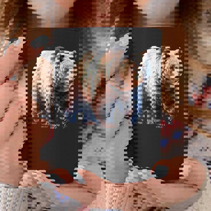 グリズリーベア×ヒグマ コーヒーマグ 面白い贈り物