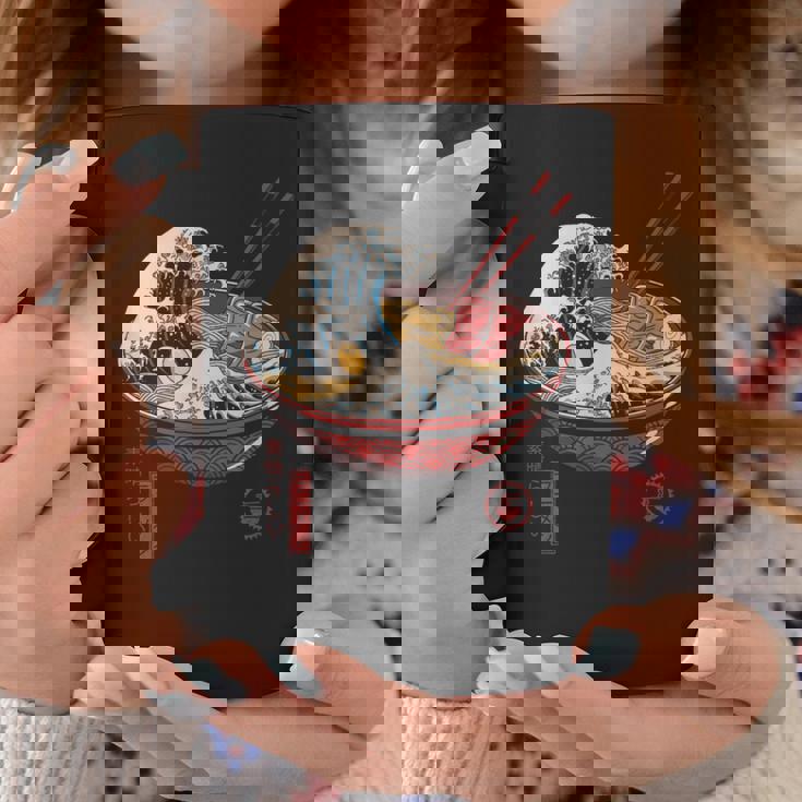 グレートラーメンウェーブ らーめんと波）Ｔシャツ コーヒーマグ 面白い贈り物