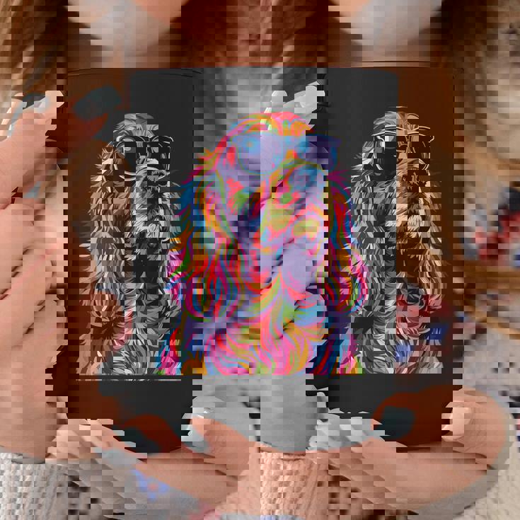 コッカースパニエルラバーズ ポップアート 面白い イングリッシュコッカースパニエル コーヒーマグ 面白い贈り物