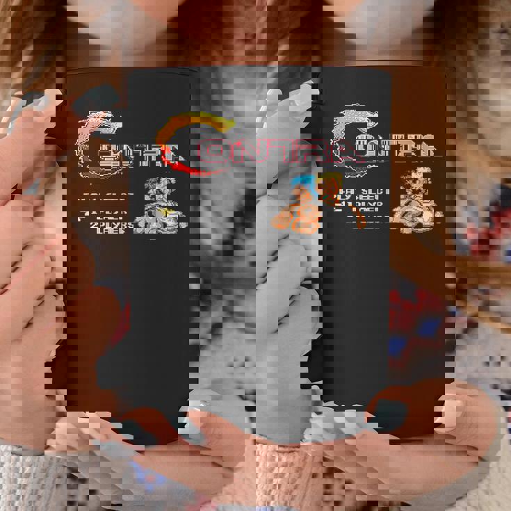 コントラ タイトル スクリーン レトロ ゲーマー ピクセル ウォリアー クラシック ゲーム コーヒーマグ 面白い贈り物