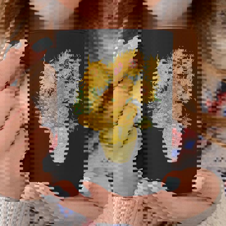 ゴッホ ひまわり 美的アート 鍬 絵画 グラフィック コーヒーマグ 面白い贈り物