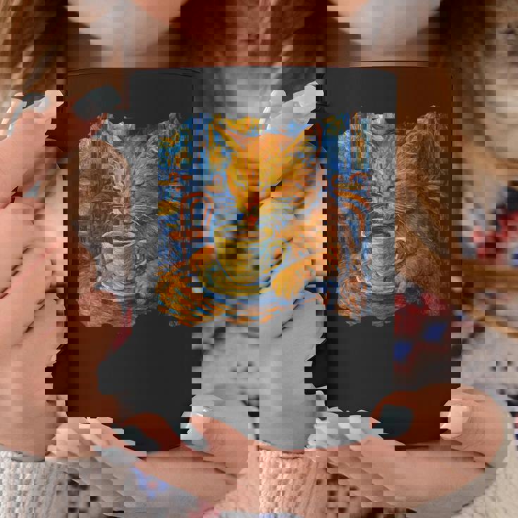 ゴッホ 猫 絵画 面白い 芸術的 猫 コーヒー愛好家 コーヒーマグ 面白い贈り物