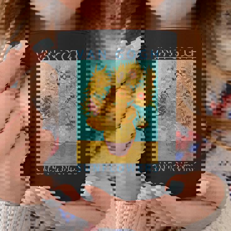 ゴッホ 面白いtシャツ ひまわり 名作 アート 花 印象派 絵画 メンズ レディース 服 美術 油彩画 コーヒーマグ 面白い贈り物