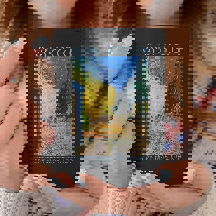 ゴッホ 面白いtシャツ アート 夜のカフェテラス 印象派 絵画 メンズ レディース 面白い 服 美術 油彩画 コーヒーマグ 面白い贈り物