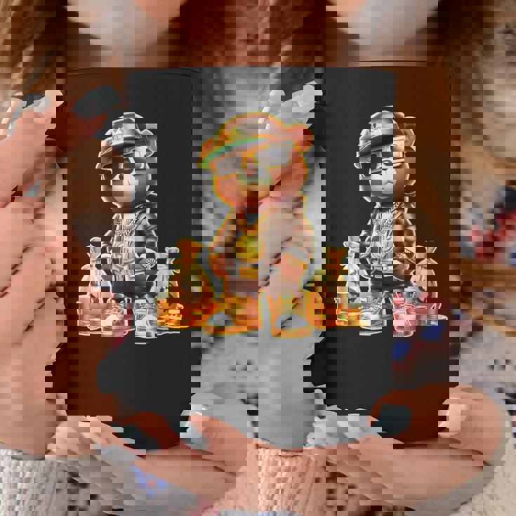 ゴールデンテディベア ボスマネーバッグ ゴールデンコイン&チェーン コーヒーマグ 面白い贈り物