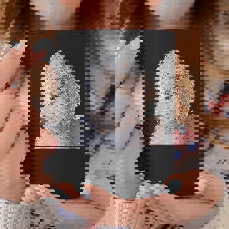 ゴールデンドゥードル 犬 ペット 動物 グラフィック かっこいい おもしろい かわいい コーヒーマグ 面白い贈り物