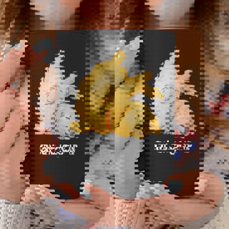 ゴールデンレトリバー ゴールデン 犬 Can't Get Up かわいい やる気スイッチ故障中 水彩 おもしろ 犬好き コーヒーマグ 面白い贈り物