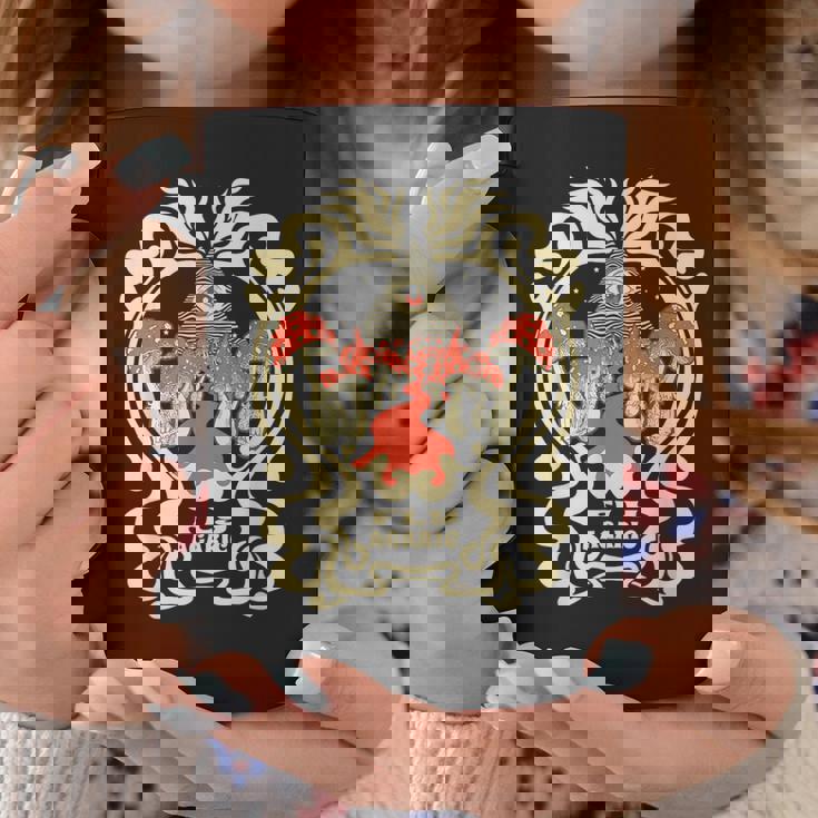 サイケデリック キノコ フライ 寒天 レイビング フェスティバル パーティー 行楽 コーヒーマグ 面白い贈り物