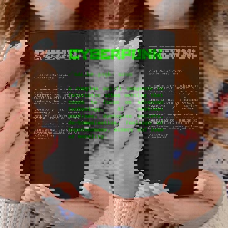 サイバーパンクの単語定義 コーヒーマグ 面白い贈り物