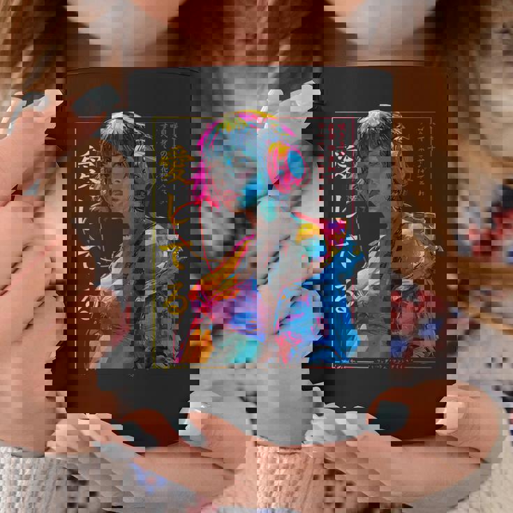 サイバーパンク・アニメ・ガール コーヒーマグ 面白い贈り物