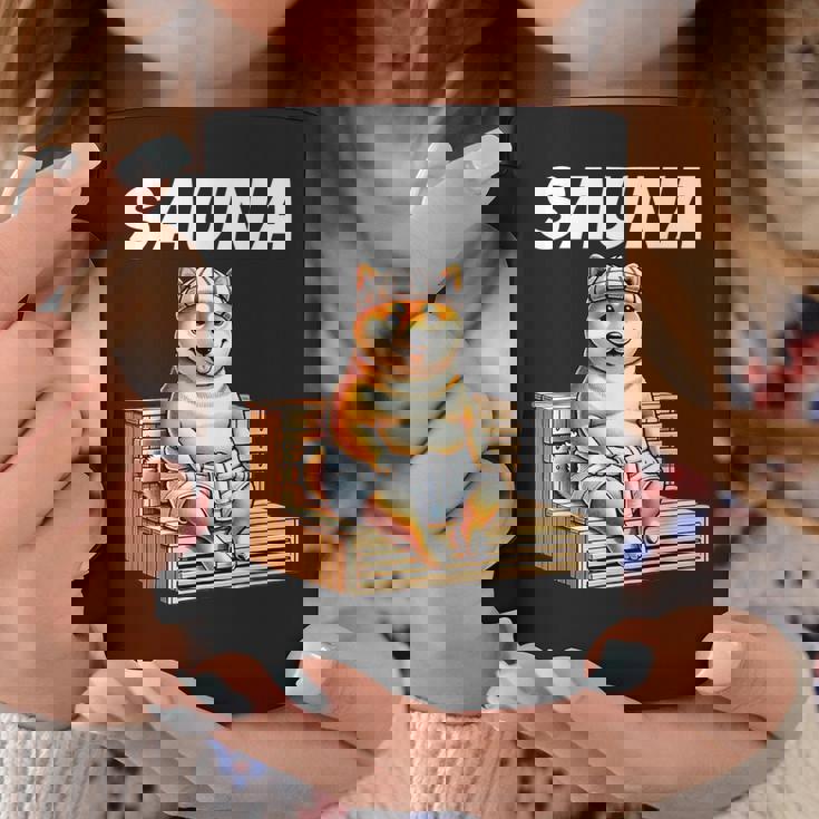 サウナauna さうな 整う アウトドア 焚火 おもしろ 犬 柴犬好き 柴犬 名言 文字 面白い ふざけた ネタ コーヒーマグ 面白い贈り物