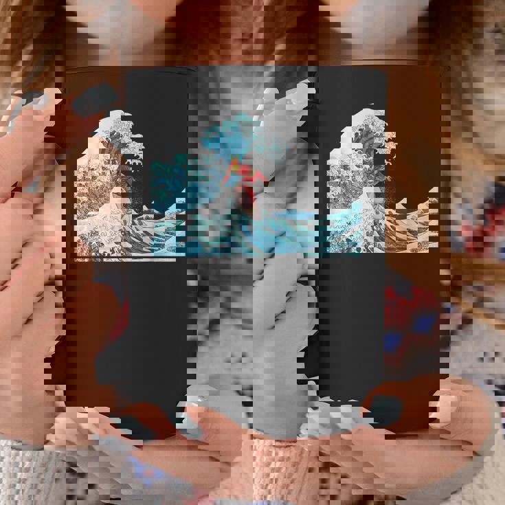 サムライサーフィン神奈川大波-クールサーファー コーヒーマグ 面白い贈り物