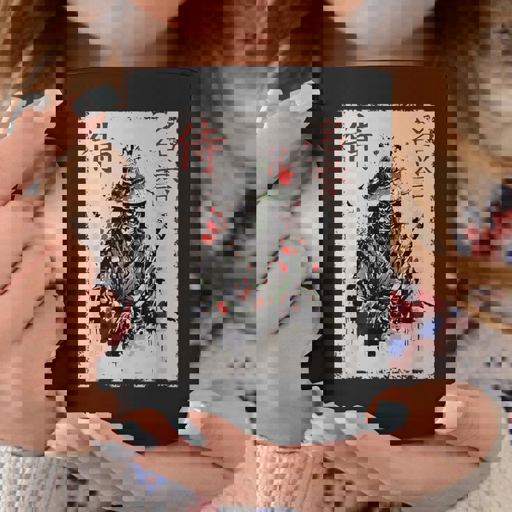 サムライ戦士 カエル グラフィック カッコいい 日本美術 カエル コーヒーマグ 面白い贈り物