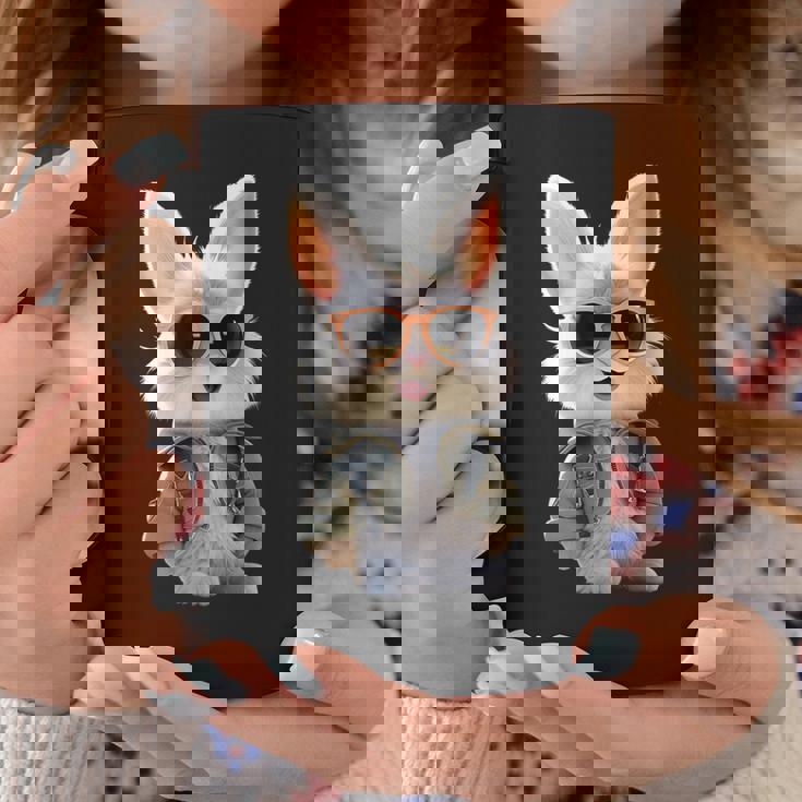 サングラスをかけたうさぎ 茶色のうさぎ かわいいうさぎ コーヒーマグ 面白い贈り物