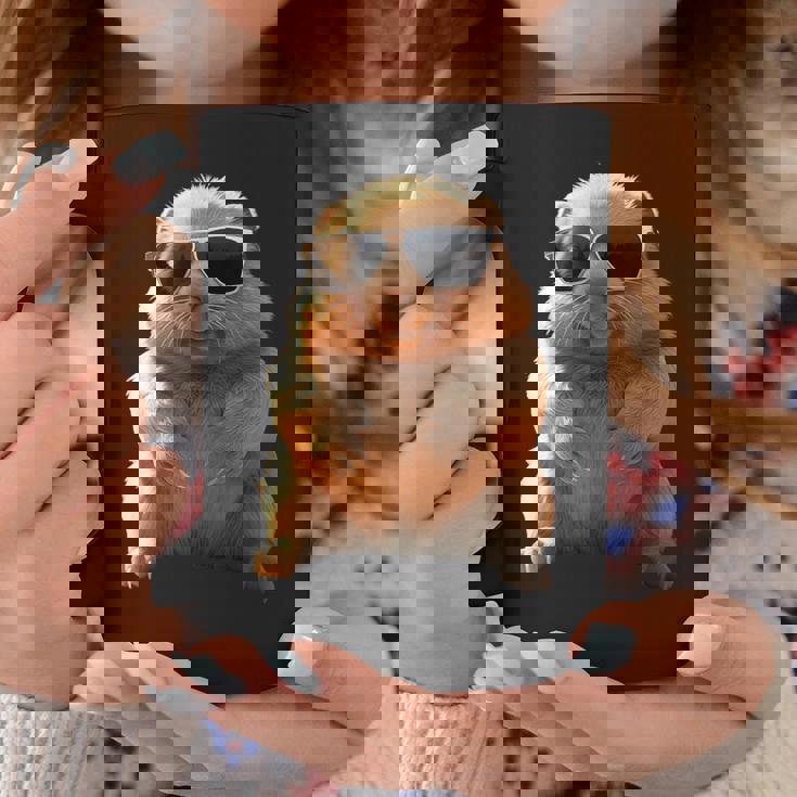 サングラスをかけたウォンバット オーストラリア かわいい ウォンバット コーヒーマグ 面白い贈り物