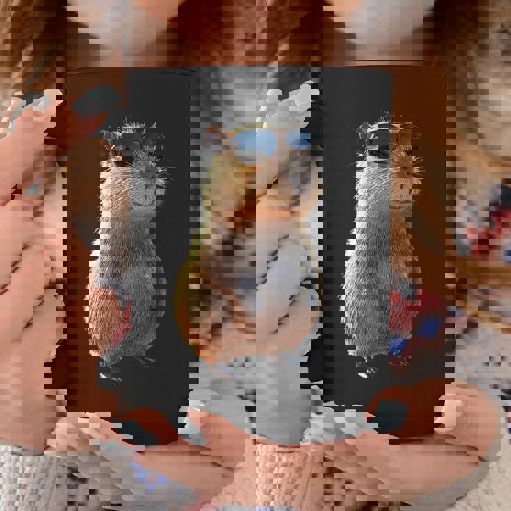 サングラスをかけたカピバラ Be Capy カピバラ げっ歯類 Capybara コーヒーマグ 面白い贈り物