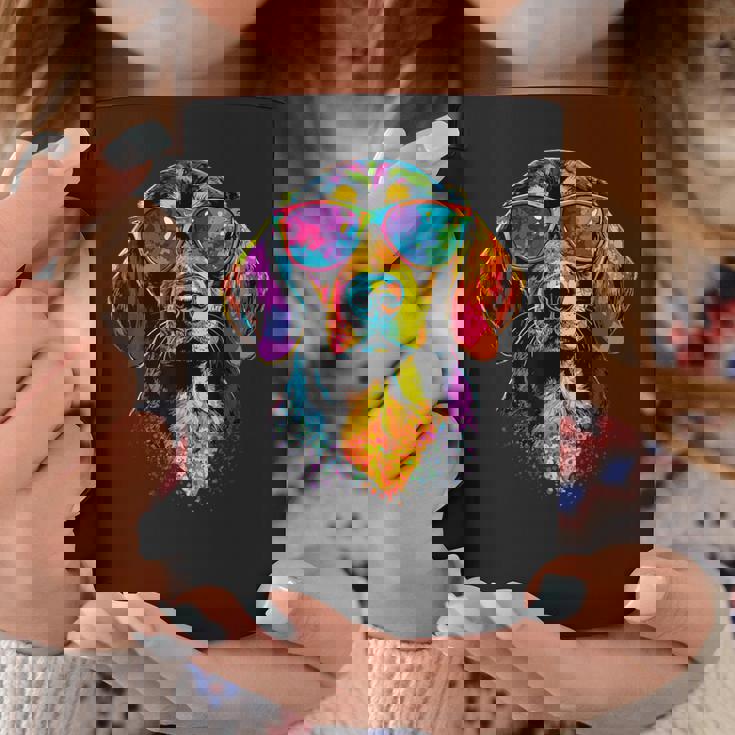 サングラスをかけたビーグル ビーグル子犬 かわいい イングリッシュビーグル コーヒーマグ 面白い贈り物