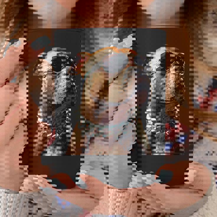 サングラスをかけたピットブル アメリカン・ピット・ブル・テリア コーヒーマグ 面白い贈り物