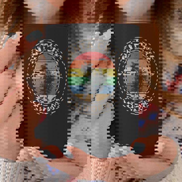 サンタクルーズ カリフォルニア レトロ ヴィンテージ サンセット コーヒーマグ 面白い贈り物