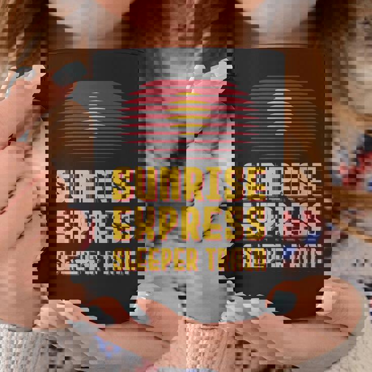 サンライズ特急電車 日本 東京 岡山 出雲 高松 コーヒーマグ 面白い贈り物