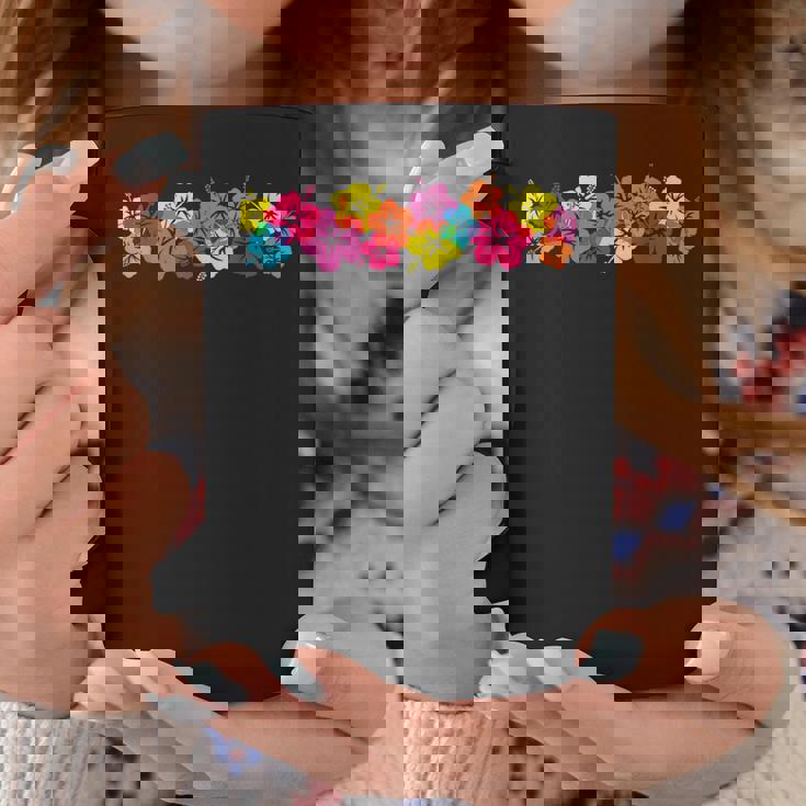 サーファースタイル ヴィンテージtシャツ ハイビスカス フラワーロー ヴィンテージビーチ コーヒーマグ 面白い贈り物