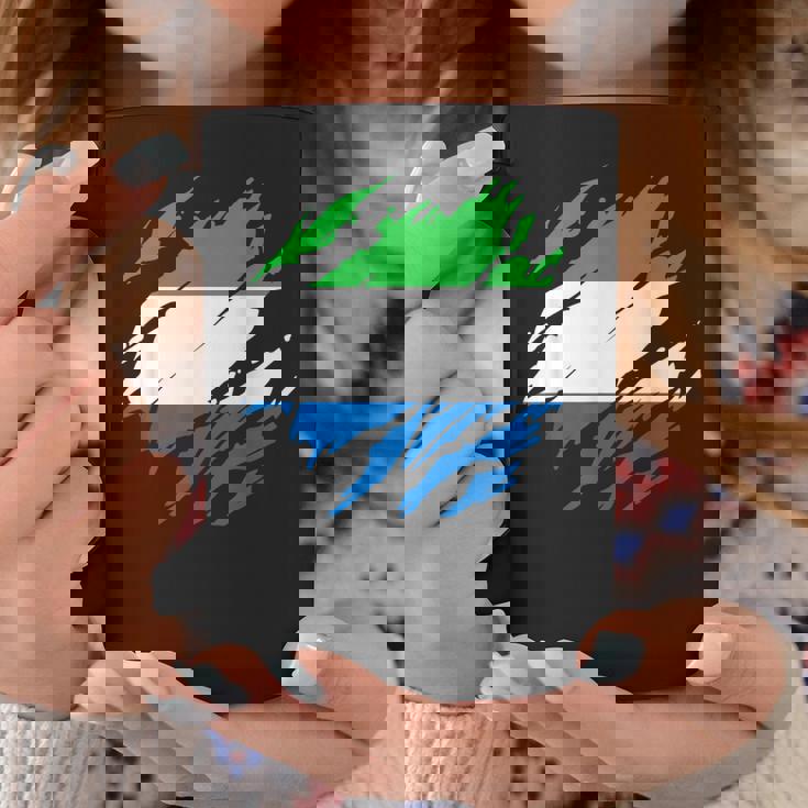 シエラレオネの国旗シエラレオネ コーヒーマグ 面白い贈り物