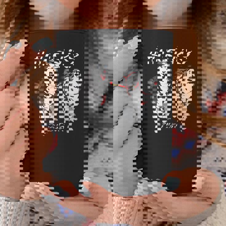 シベリアンハスキーパワーすごいかわいいハスキー コーヒーマグ 面白い贈り物