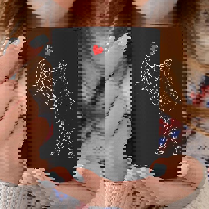 シベリアンハスキー犬愛かわいいシベリアンハスキー コーヒーマグ 面白い贈り物