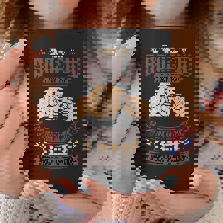 シングルパパ唯一の親ソロペアレントフッドローン・ファーザー コーヒーマグ 面白い贈り物