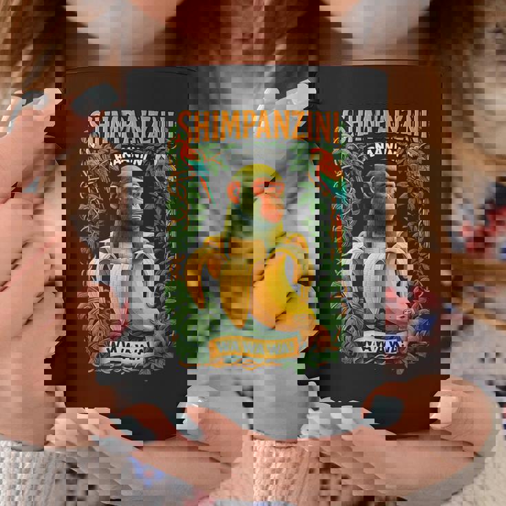 シンパンジーニ バナニーニ イタリアンブレイン チンパンジーとバナナ コーヒーマグ 面白い贈り物