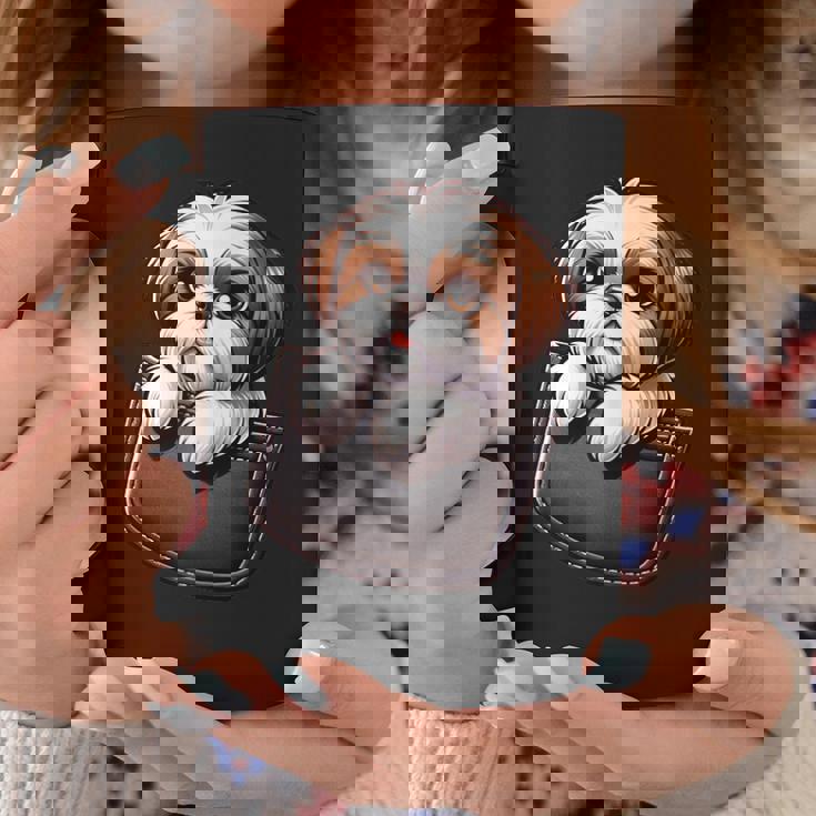 シーズーインポケット シーズー犬好き コーヒーマグ 面白い贈り物