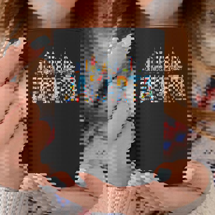 ジャカルタ旅行 インドネシア アウトフィット バケーション ジャカルタ コーヒーマグ 面白い贈り物