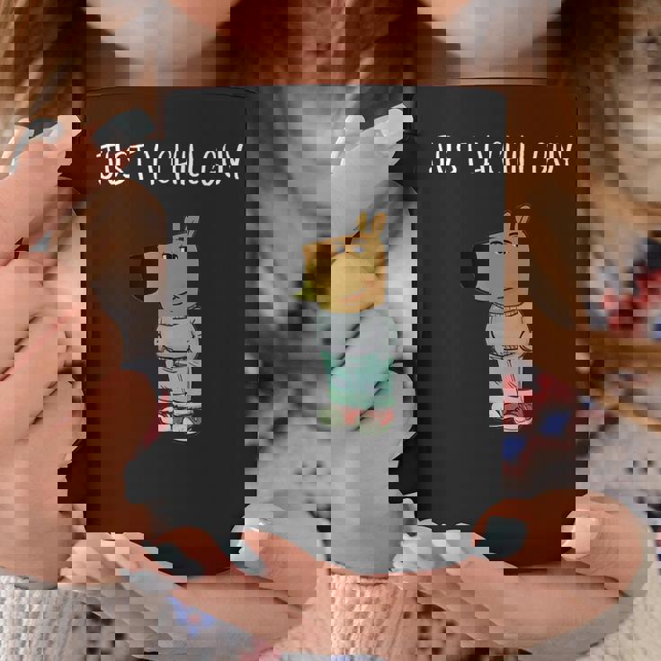 ジャスト・ア・チル・ガイ・ファニー・ミーム コーヒーマグ 面白い贈り物