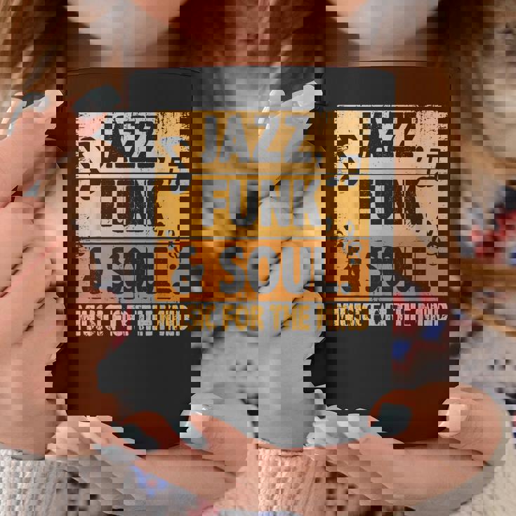 ジャズファンクソウルミュージックフォーザマインドジャズラバーファンクファナティック コーヒーマグ 面白い贈り物