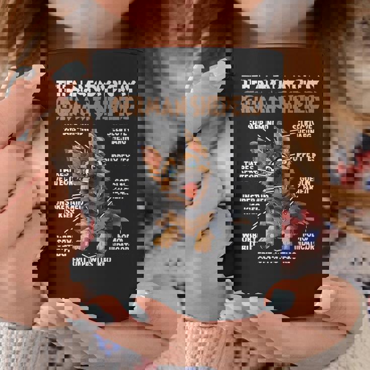 ジャーマン シェパードの犬の散歩犬愛好家のジャーマン シェパード コーヒーマグ 面白い贈り物