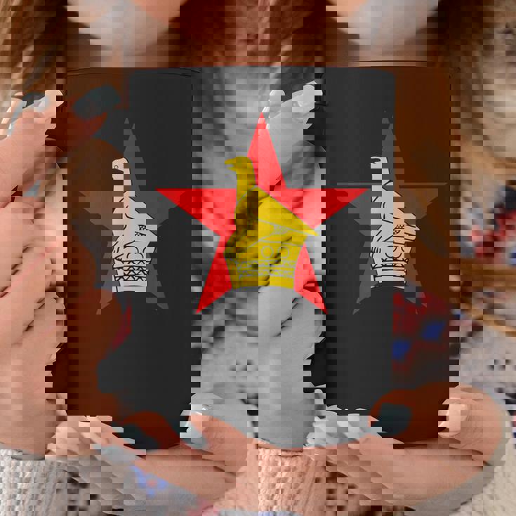 ジンバブエ ソープストーン バードフラッグ コーヒーマグ 面白い贈り物