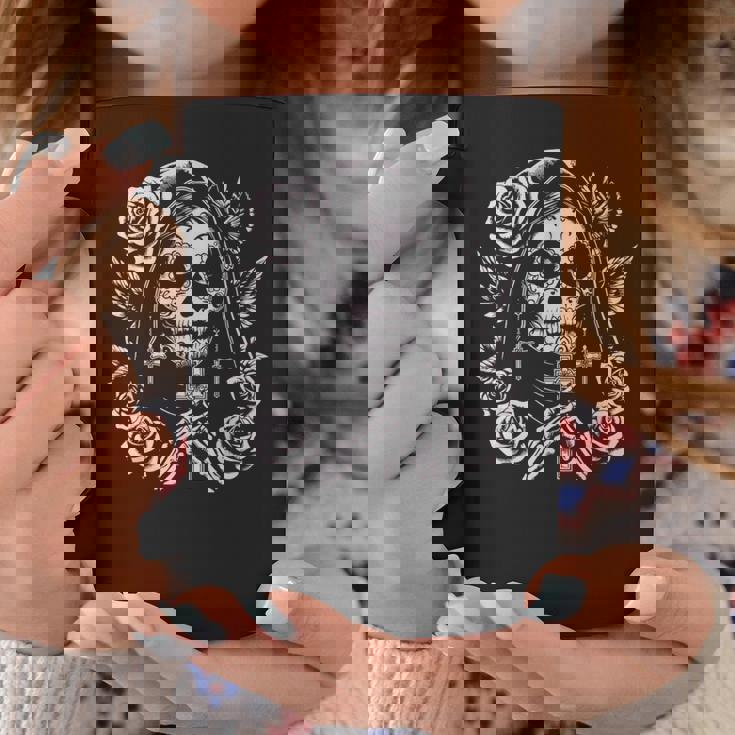 スカル サンタ ムエルテ 死神 コーヒーマグ 面白い贈り物