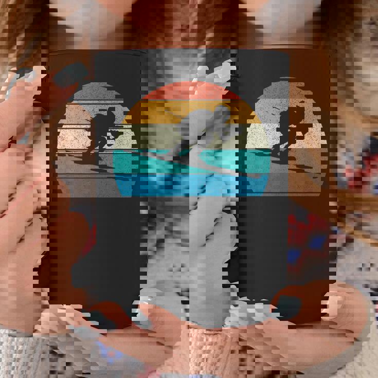 スキー スキー レース スラローム レトロ コーヒーマグ 面白い贈り物