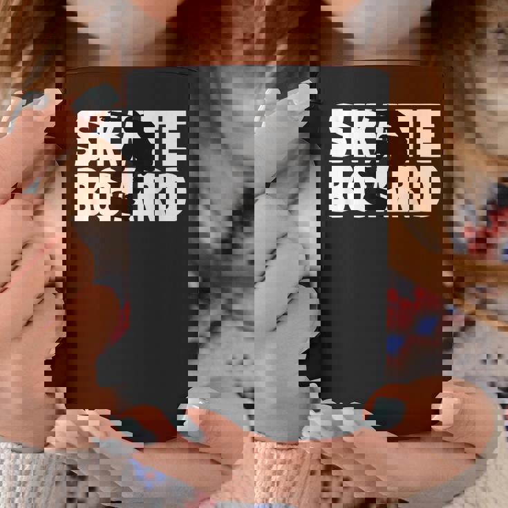 スケートボーダーへのギフト スケートボード シルエット コーヒーマグ 面白い贈り物