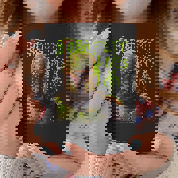 スター・ウォーズ ボバ・フェットの本 ネオン・ボバ・フェット・ライヴズ ポスター コーヒーマグ 面白い贈り物